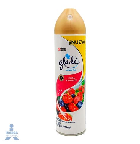 Aromatizante Glade Mora Radiante Aerosol Ml Ibarra Mayoreo