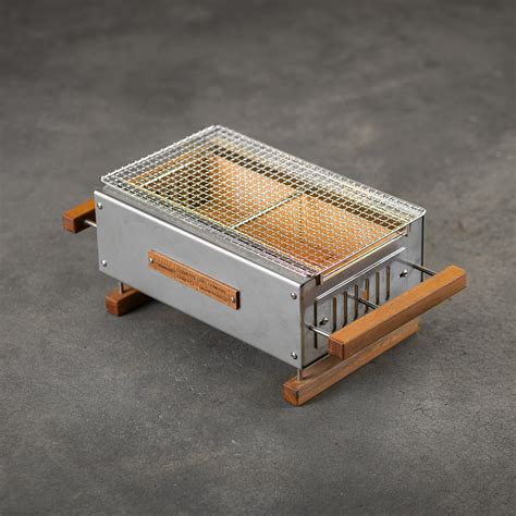 Hibachi Tabo Compact Grill With Yakitori Rail And A Large Mesh Grill