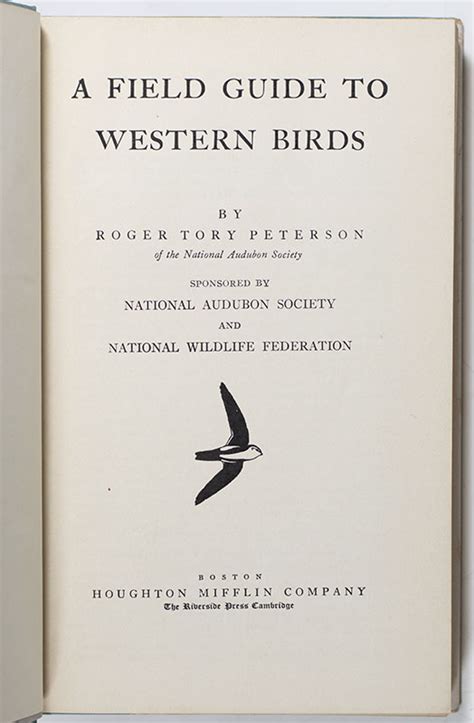 A Field Guide To Western Birds Raptis Rare Books Fine Rare And