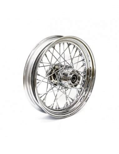 Ruota Posteriore A 40 Raggi Cromata 16x3 Per Softail Heritage E Deluxe