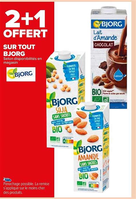 Promo Bjorg Chez Carrefour Market ICatalogue Fr