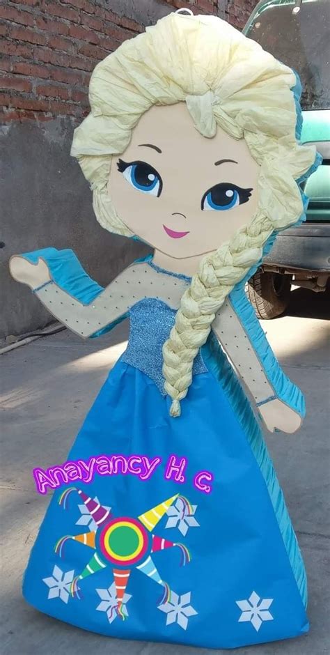 Piñata Elsa frozen Piñatas de elsa Piñata frozen Piñatas para niños