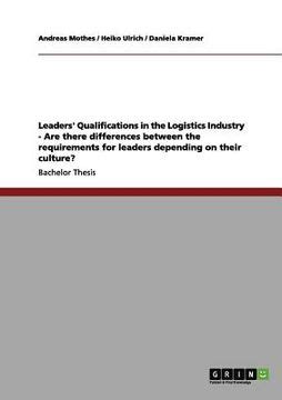 Libro Leaders Qualifications In The Logistics Industry Are There