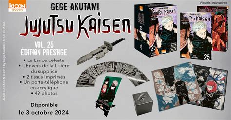 Coffret Tome 25 édition Prestige De Jujutsu Kaisen Où Lacheter Le