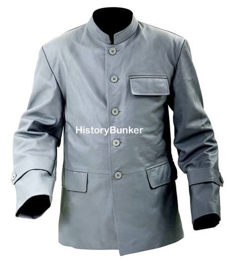 WW2 German U boat crew jacket grey leather | Reproduction WW1 and WW2 ...