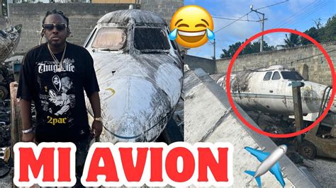 MR BLACK LA FAMA MUESTRA SU AVION QUE CURA YouTube