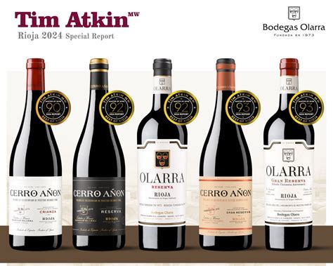 Excelentes Puntuaciones De Tim Atkin Para Bodegas Olarra Grupo