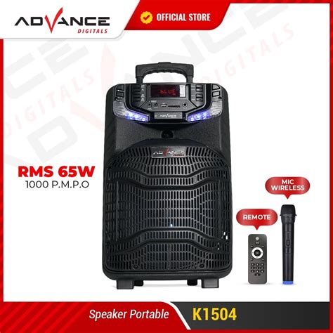 Jual Advance K1504 Speaker Meeting Bluetooth Salon Aktif 15 Inch Gratis