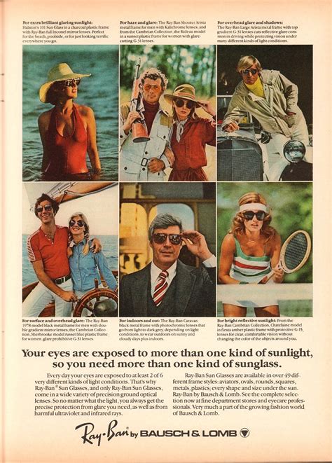 1978 Ray Ban Sunglasses Advertisement Playboy April 1978 Flickr