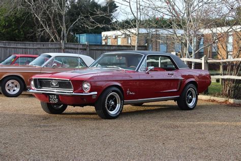 1968 Ford Mustang 289 Coupe Candy Apple Red Muscle Car