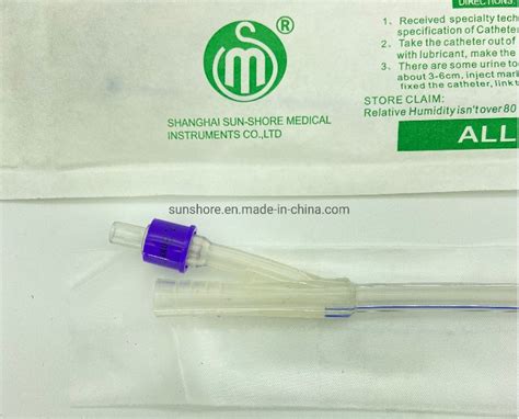 Disposable Sterile Way Way Latex Foley Catheter Urine Catheter