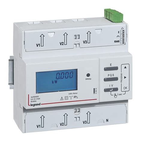 Compteur Modulaire Triphas Emdx Non Mid Raccordement Direct A