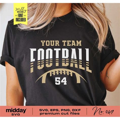 Football Team Template Svg, Football Shirt Design, Dxf Png E | Inspire ...