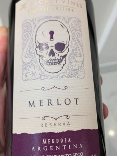 The Secret Vines Limited Edition Reserva Merlot Vivino US