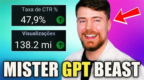 MISTER BEAST COMO CLONAR A MENTE DO MAIOR YOUTUBER DO MUNDO PARA