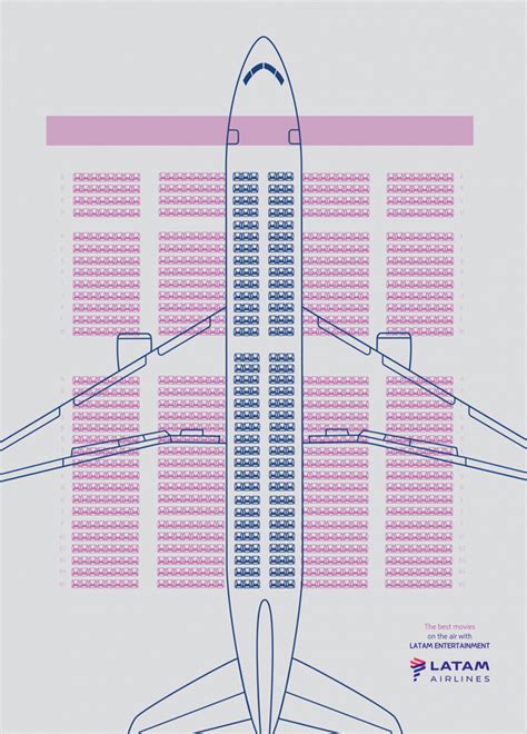 An Ncios Da Latam Usam Mapas De Assentos Para Divulgar Novidades A