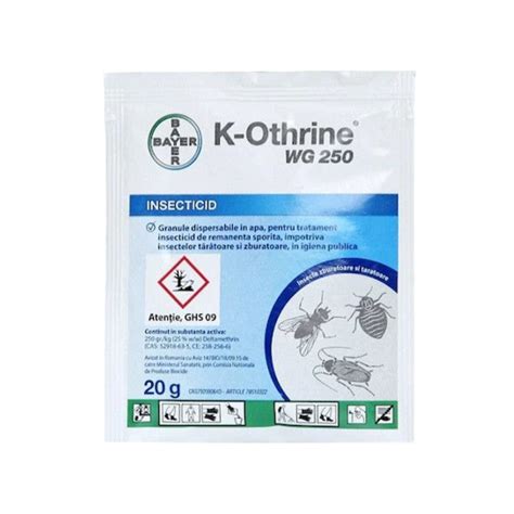 Insecticid K Othrine 250 WG 20 Grame Bayer Hectarul Ro