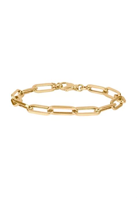 Buy Foundry Foundry 14K Gold Paperclip Chain Bracelet 2024 Online