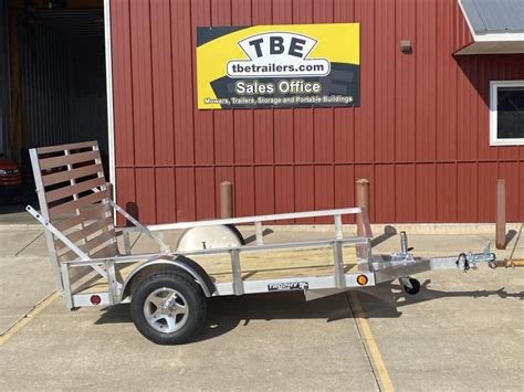 2023 Trophy Trailers Aluminum Rail Utility Trailer TBE Equipment