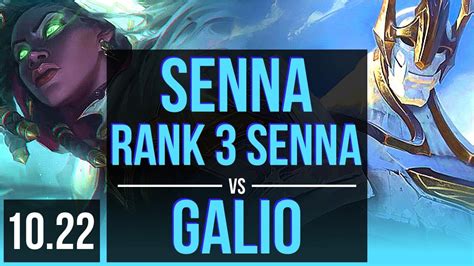 SENNA Ezreal Vs GALIO Miss Fortune SUPPORT Rank 3 Senna 3 3 14