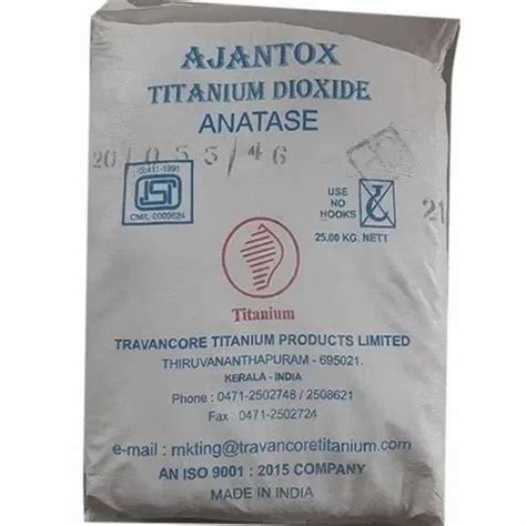 Ajantox Titanium Dioxide Anatase Bag 25 Kg At Rs 197 Kg In Delhi ID