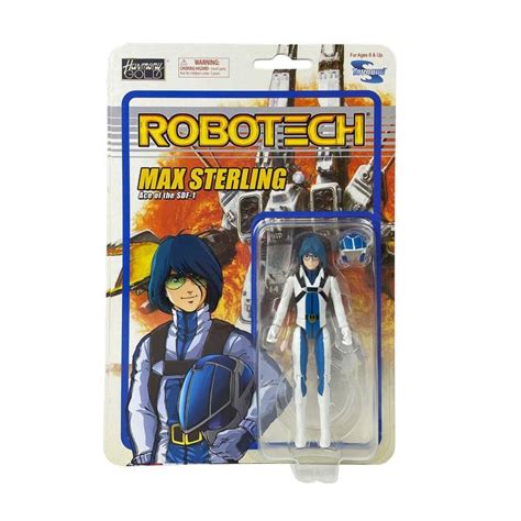 Toynami Toynami Robotech 4 Poseable Figures Pilots Max Steling