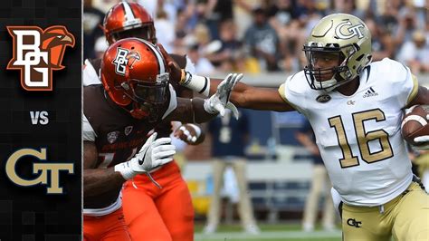 Bowling Green Vs Georgia Tech Football Highlights Youtube