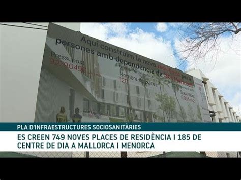 El Govern preveu construir 10 residències i 4 centres de dia a Mallorca