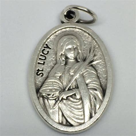 Saint Lucy Patron Saint Of The Blind And Those With Eye Trouble Etsy