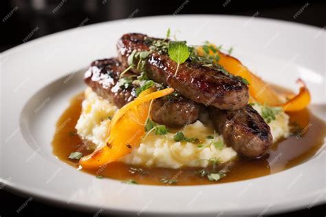 Bangers And Mash With Orange Glaze Bangers And Mash Food Picture