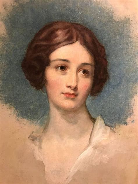 Thomas Lawrence Circle Portrait Of Miss Martindale By Sir Thomas