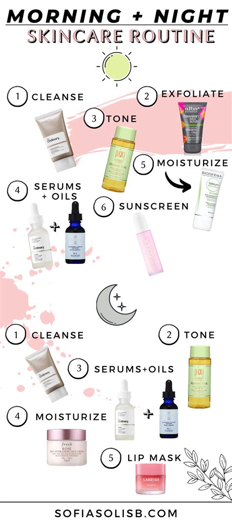 Morning Night Skincare Routine Night Skin Care Routine Skin Care