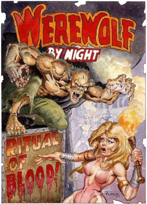 StuffNThings Comic Art Werewolf Horror Comics