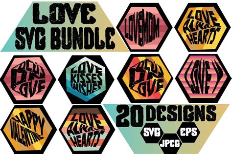 Love Svg Bundle Bundle · Creative Fabrica