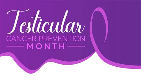 Premium Vector Testicular Cancer Prevention Month Observed Every Year