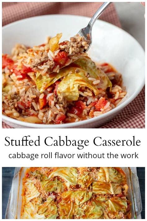 Easy Stuffed Cabbage Casserole Artofit