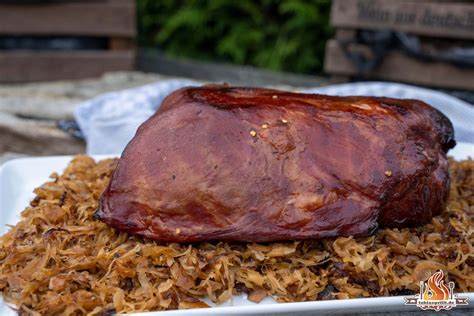 Saftiger Schweinebraten Aus Dem Smoker Tobiasgrillt De