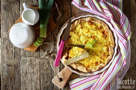 Torta Salata Ai Porri Vegetariana Ricetta Semplice Pronta In 5 Minuti