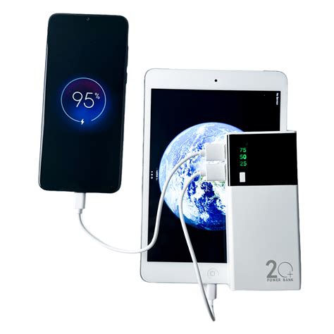 Ultra High Capacity 20 000 MAh Portable Power Bank With Dual Charging