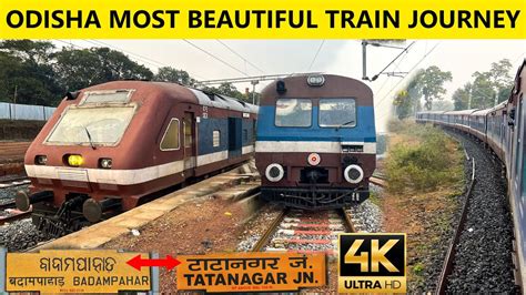 Most Beautiful Train Journey In Badampahar To Tatanagar Demu Train