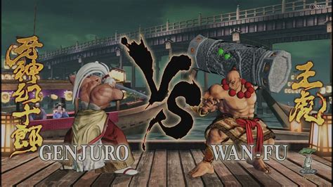 Samurai Shodown Genjuro Vs Wan Fu Youtube