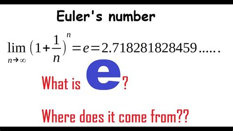 Euler's Number (e) Explained, And How It Is Used In Finance, 59% OFF