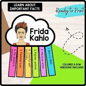 Frida Kahlo Women S History Month Bulletin Board Craft March