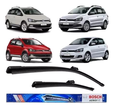 Par Palheta Limpador Parabrisa Vw Fox Spacefox Bosch Parcelamento Sem