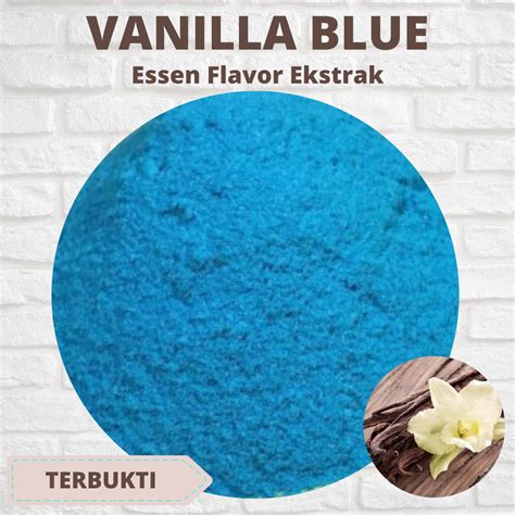 Jual Bubuk Vanilla Blue Gr Pure Efe Essence Flavour Ekstrak Kg