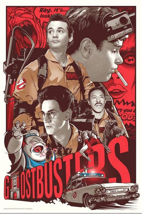 30th Anniversary Ghostbusters Art Ghostbusters Poster Best Movie