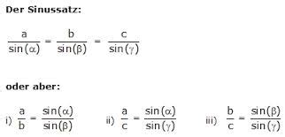 Sinussatz ausführliche und verständliche Erklärung
