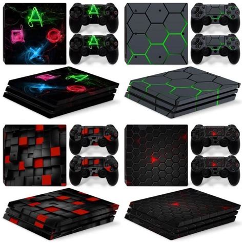 Autocollant De Peau Pour Console Et Manette De Ps Pro Cdiscount