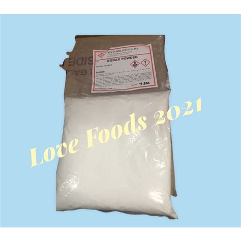 BORAX POWDER 1kg 1kilo Technical Grade Decahydrate Disodium