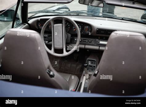 Porsche 964 convertible interior hi-res stock photography and images - Alamy